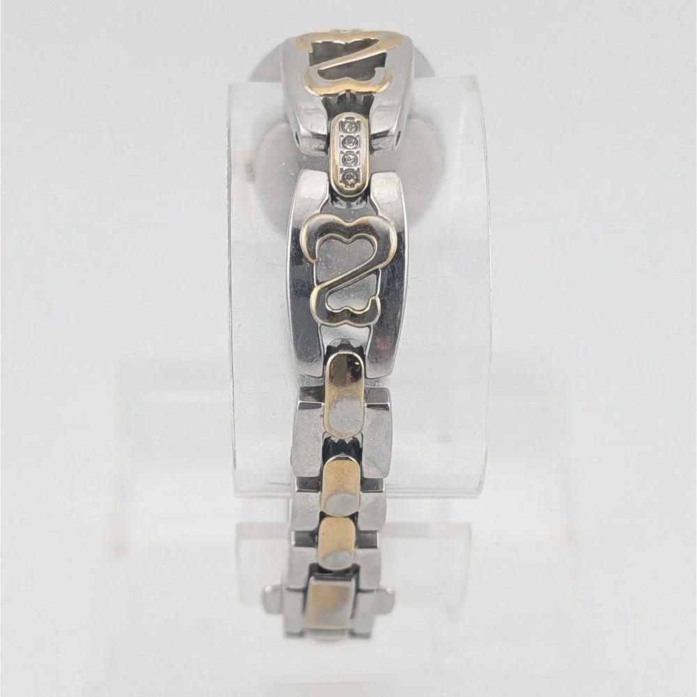 Citizen Silhouette B023 MOP Crystal Two Tone Heart Link Watch New Capacitor 5.74